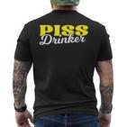 Piss Drinker Naughty Bdsm Urine Fetish T-Shirt mit Rückendruck