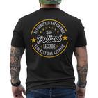 Polizist Rente 2023 A Real Legend Leaves The Terrain T-Shirt mit Rückendruck