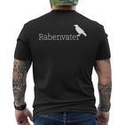 Rabenvater S T-Shirt mit Rückendruck