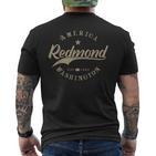 Redmond Wa Washington T-Shirt mit Rückendruck