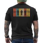 Retro Table Football Tables -Intage Table Football Wuzzler T-Shirt mit Rückendruck