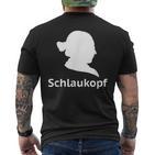 Schlaukopf Weidel For German Chancellor T-Shirt mit Rückendruck