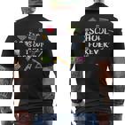 School Is Out Forever Spruch Für Schüler Schule T-Shirt mit Rückendruck