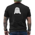 Seal In The Pocket Cute Baby Seals S T-Shirt mit Rückendruck