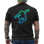 Skating Skateboarder Skater Children's Boys Skateboard T-Shirt mit Rückendruck