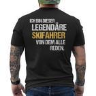 Skier Legend Ski Alpine T-Shirt mit Rückendruck