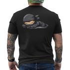 Sleeping Ninja I Ninja Children's T-Shirt mit Rückendruck