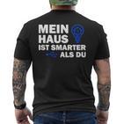 Smart Home Mein Haus Ist Smarter Als Du T-Shirt mit Rückendruck