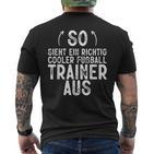 So Sieht Ein Richtig Football Trainer Football T-Shirt mit Rückendruck