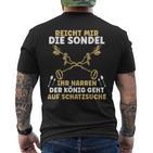 Sondel King Metal Detector Probe Sundler S T-Shirt mit Rückendruck