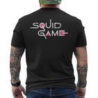 Squid Game Logo T-Shirt mit Rückendruck