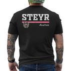 Steyr Austria Austria T-Shirt mit Rückendruck