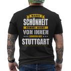 Stuttgart Germany City Home German T-Shirt mit Rückendruck