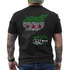 Syria Free Syria Flag Syria Map Syrian Cities Syrian T-Shirt mit Rückendruck