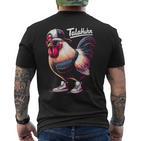 Talahuhn Talahon Saying Meme German Rap Outfit T-Shirt mit Rückendruck