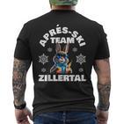 Team Aprés-Ski Zillertal Ski Rabbit T-Shirt mit Rückendruck