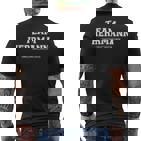 Team Herrmann Stolze Familie Nachname T-Shirt mit Rückendruck