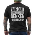 Thinking Hearing Sayings T-Shirt mit Rückendruck