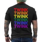 Twink T-Shirt mit Rückendruck