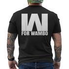 W For Wambo Patrick T-Shirt mit Rückendruck