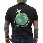 World Travel Around The World Trip Holidays T-Shirt mit Rückendruck