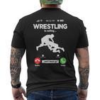 The Wrestling Calls Retro Wrestling Wrestling T-Shirt mit Rückendruck