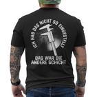 Zerspaner Das War Die Andere Schicht Zerspanungsmechaniker T-Shirt mit Rückendruck