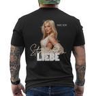 Zodiac Sign Love T-Shirt mit Rückendruck