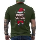 Baby Claus Christmas Family Partner Look Santa Claus T-Shirt mit Rückendruck