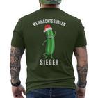 Christmas Cucumber Found Christmas Tradition T-Shirt mit Rückendruck