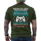 Christmas Gamer Gaming T-Shirt mit Rückendruck