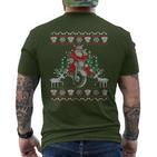 Christmas Holiday Idea Santa Claus T-Shirt mit Rückendruck