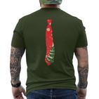 Christmas Tie Tie Boys T-Shirt mit Rückendruck