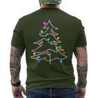 Christmas Tree Fairy Lights Christmas Tree Winter T-Shirt mit Rückendruck