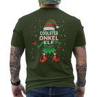 Coolster Uncle Elf Partner Look Family Outfit Christmas T-Shirt mit Rückendruck