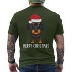 Dachshund Christmas Jumper Merry Christmas Dachshund Christmas T-Shirt mit Rückendruck