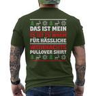 Ugly Christmas Jumper Slogan Christmas Jumper T-Shirt mit Rückendruck