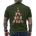 Hedgehog Christmas Animal Xmas Animal Love Pet T-Shirt mit Rückendruck