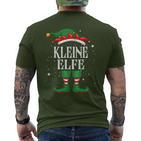 Little Elf Outfit Christmas Family Elf Christmas T-Shirt mit Rückendruck