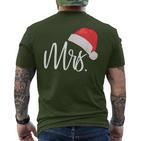 Mrs Partner Look Couple Christmas Jumper Christmas Outfit T-Shirt mit Rückendruck