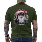 Santa Claus Christmas Fun Christmas T-Shirt mit Rückendruck