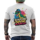 Artipalati Kinder Schulkind 2025 Einschulung Erster Tag Schulstart Grundschule T-Shirt mit Rückendruck