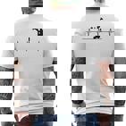 Breakdance Heartbeat Heart Rate Breakdancer S T-Shirt mit Rückendruck