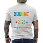 Children's Kindergarten Geschafft 2025 T-Shirt mit Rückendruck