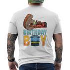 Children's Railway 6Th Birthday Train Boys 6 Years Old B-Day T-Shirt mit Rückendruck