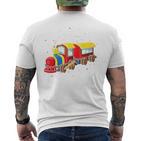 Children's Railway Children's Locomotive Trains Steam Train 80 T-Shirt mit Rückendruck