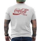 Coca Cola The True Blue T-Shirt mit Rückendruck