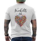 Confetti In The Heart Carnival Blue T-Shirt mit Rückendruck