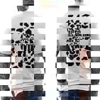 Cow Costume Carnival Fancy Dress T-Shirt mit Rückendruck