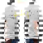 Dortmund Herzschlag Skyline Puls Ruhrpott Stadion Dortmund T-Shirt mit Rückendruck